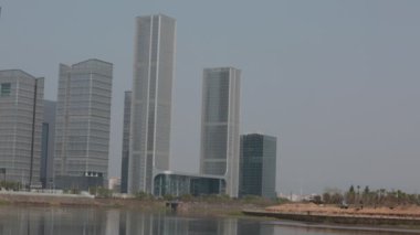 Yeni bina yapım aşamasında Türük, Hong Kong China.