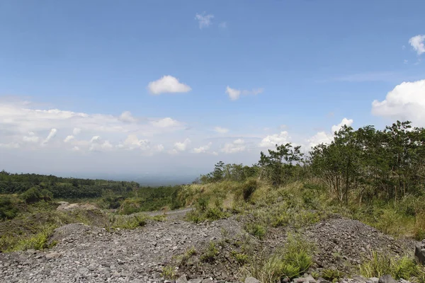 Mount Merapi çevreleyen doğal