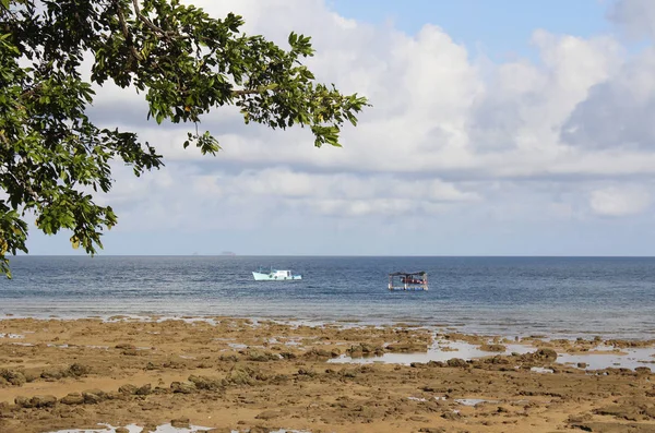 Seaside view of low tide at Tioman Island, Malaysia