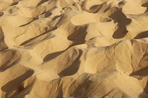 阴影和阳光下的红沙沙丘 — 图库照片
