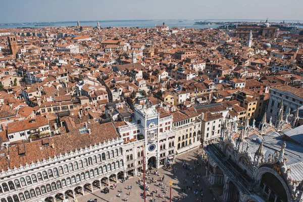 Venecia Vista Desde Arriba Con Plaza San Marco — Foto de Stock