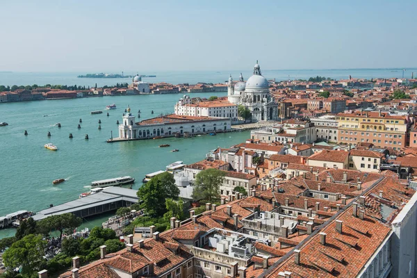 Yukarıdan Venedik Manzaralı San Marco Meydanı — Stok fotoğraf