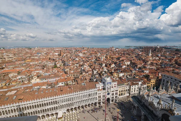 Venecia Vista Desde Arriba Con Plaza San Marco — Foto de Stock