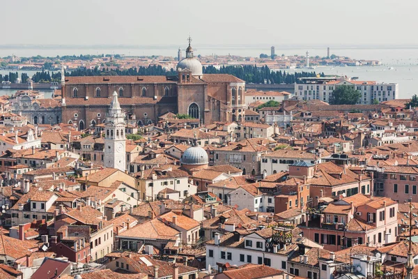 Panorama Veneza Com Edifícios Históricos Telhados — Fotografia de Stock