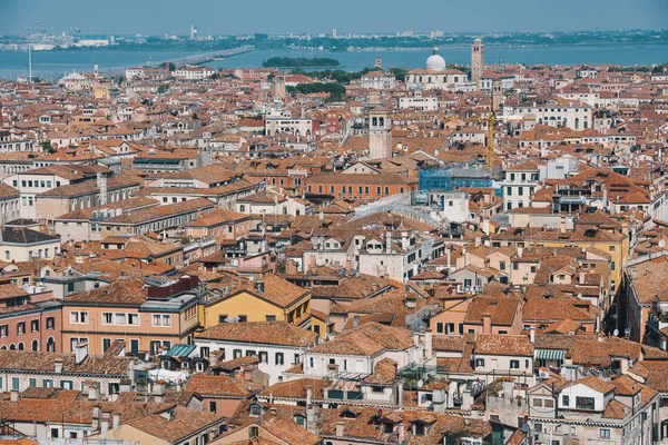 Panorama Venecia Con Los Edificios Históricos Techos — Foto de Stock