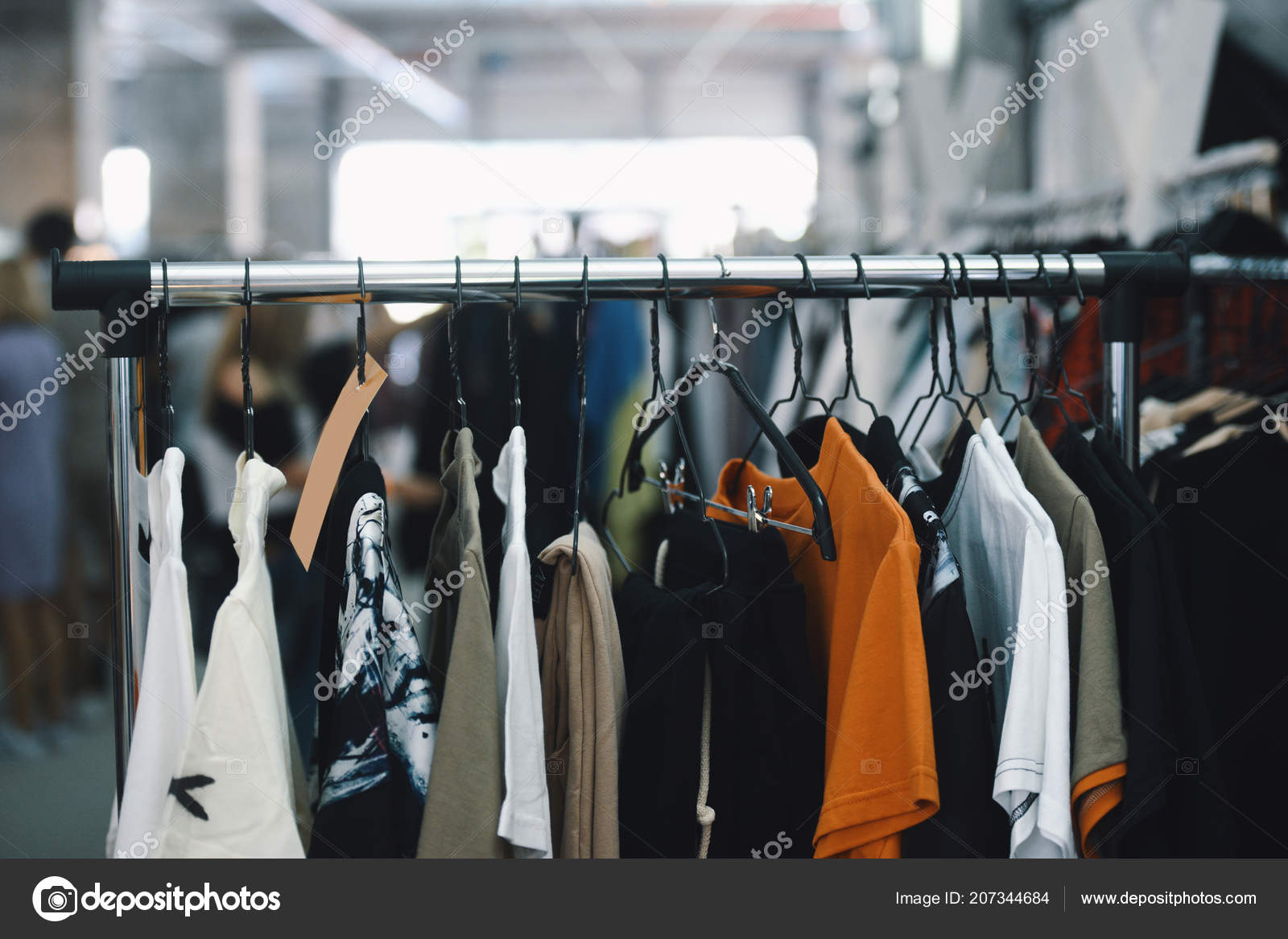 Women Clothing Hangers Boutique Store — Stock Photo © AGCreativeLab