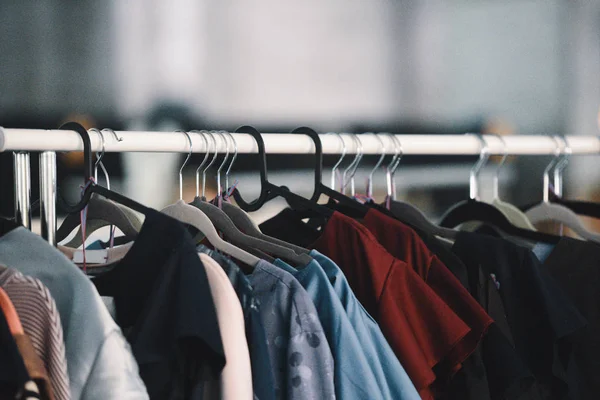 Ropa Mujer Perchas Una Tienda Boutique — Foto de Stock