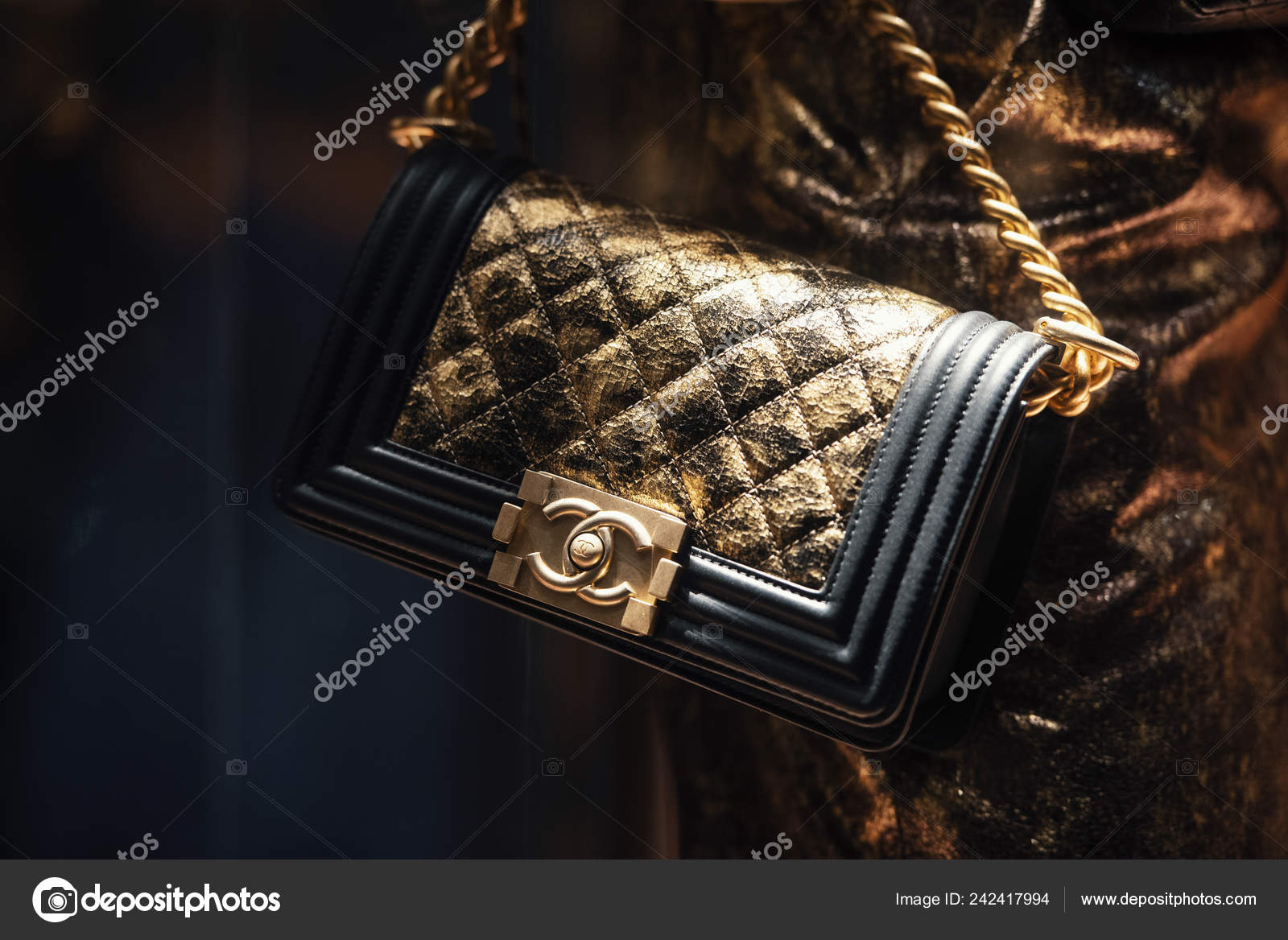 September 2018 Italy Chanel Handbags Store Milan – Editorial Photo AGCreativeLab #242417994