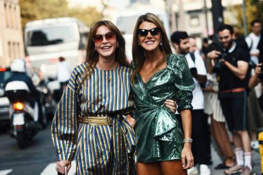 20 Eylül 2018: Milan, İtalya - Anna dello Russo Milano Moda Haftası sırasında - Mfwss19