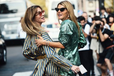 20 Eylül 2018: Milan, İtalya - Anna dello Russo Milano Moda Haftası sırasında - Mfwss19