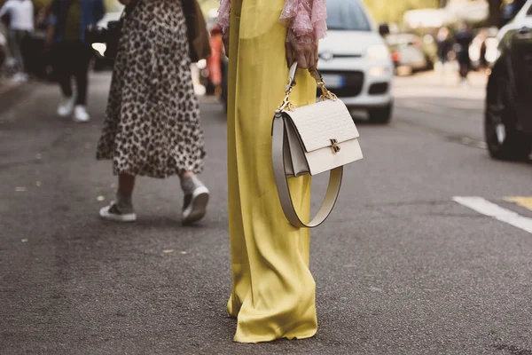September 2018 Milan Italien Street Style Outfit Während Der Mailänder — Stockfoto