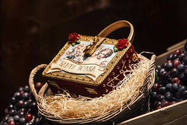 September 2018 Milan Italien Luxuriöse Handtasche Dolce Gabbana Einem Geschäft — Stockfoto