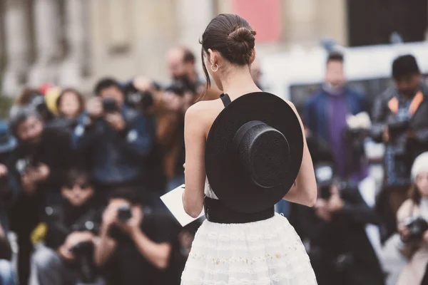 October 2018 Paris France Street Style Outfit Paris Fashion Week — Stock Photo, Image