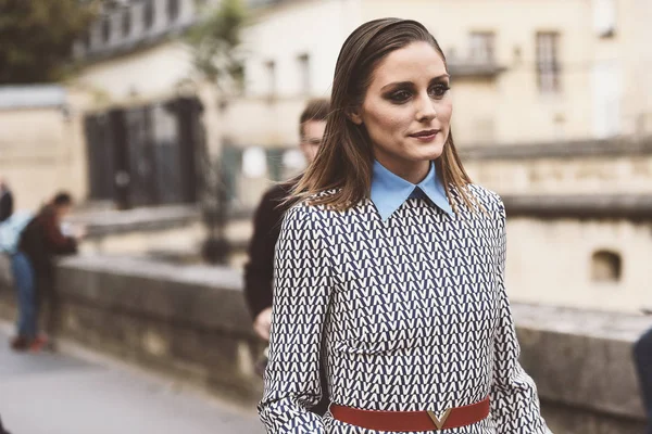 Settembre 2018 Parigi Francia Street Style Outfit Durante Paris Fashion — Foto Stock