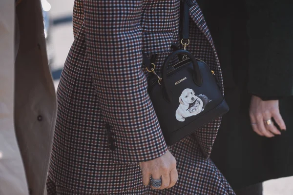 Septiembre 2018 París Francia Traje Calle Durante Semana Moda París — Foto de Stock