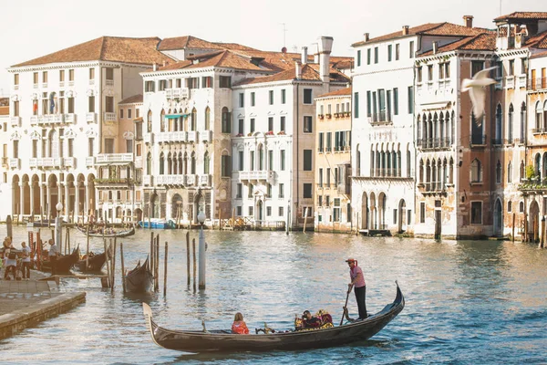 Wenecja Włochy Maja 2018 Kanał Gondoli Wenecja Włochy — Zdjęcie stockowe