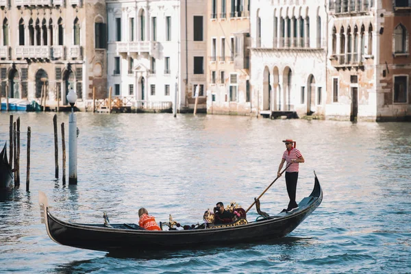 Venice Talya Mayıs 2018 Kanal Ile Gondol Venedik Talya — Stok fotoğraf