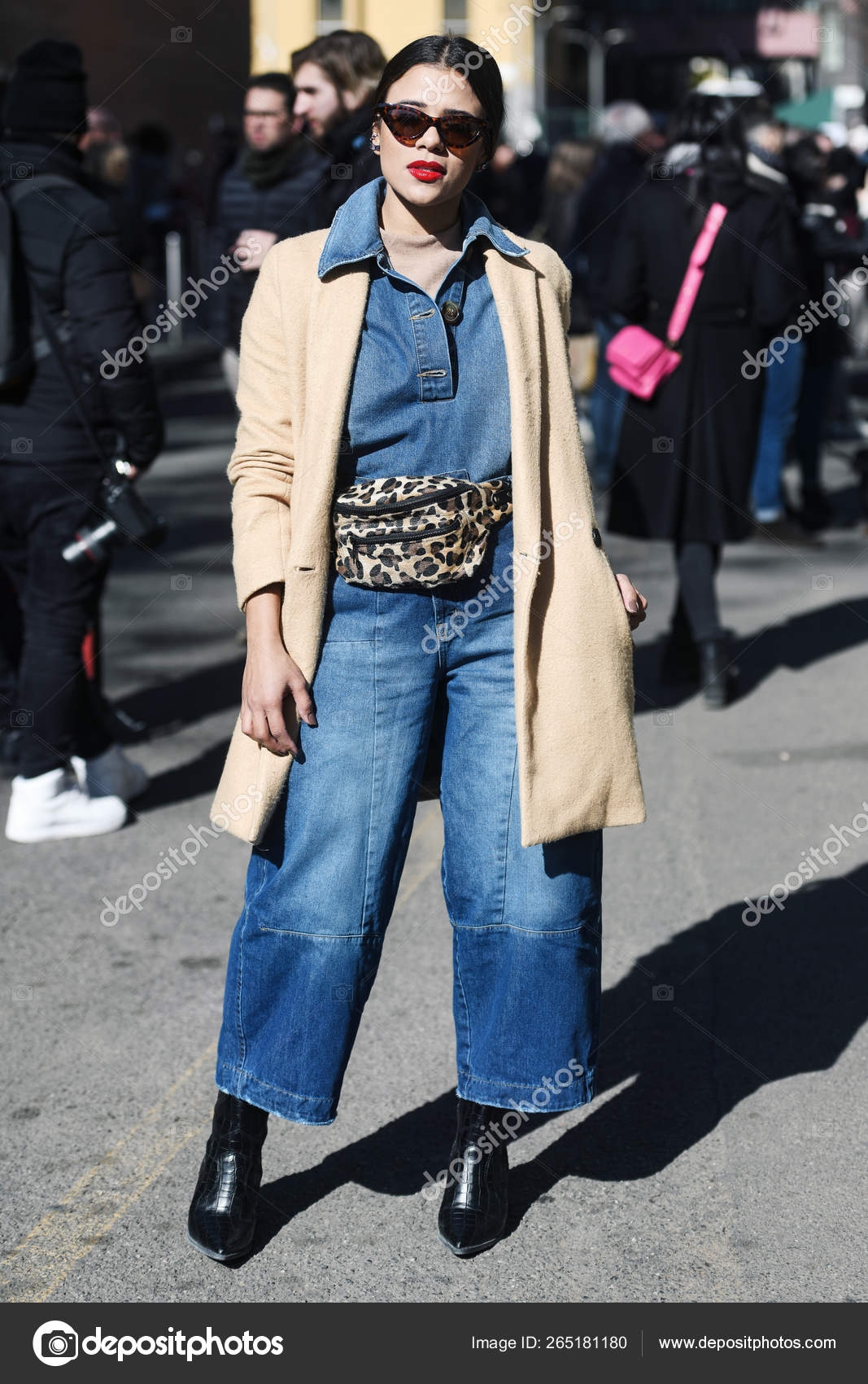 denim jumpsuit fashion