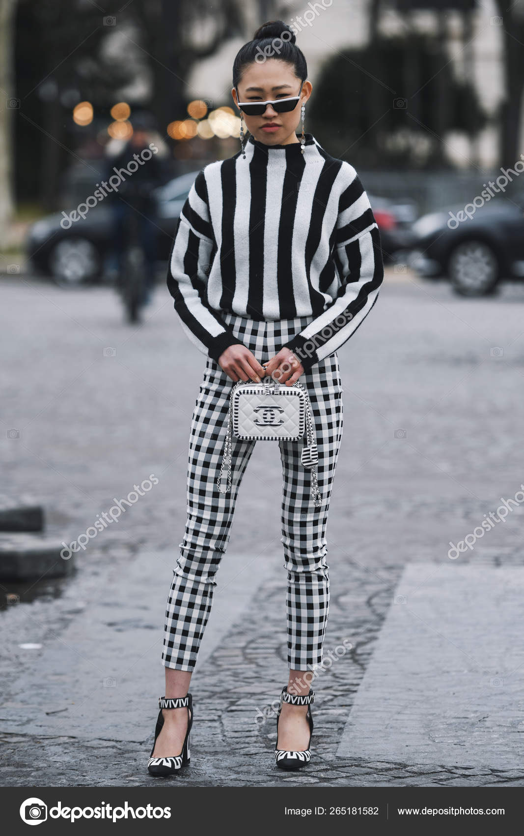 MILAN, Italy: 18 September 2019: Fashion Blogger Camila Coelho Street Style  Outfit Before Alberta Ferretti Fashion Show During Milan Fashion Week Fall  / Winter 2019/2020 Stock Photo, Picture and Royalty Free Image. Image  132251286.