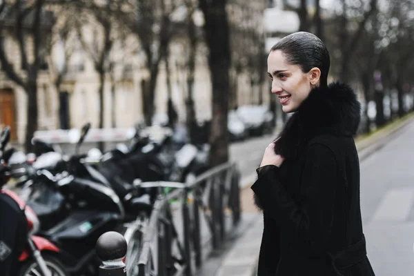 Paris France March 2019 Street Style Outfit Teddy Quinlivan Fashion — Stock Photo, Image