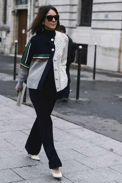 Paris, France - March 02, 2019: Street Style Outfit - Camila
