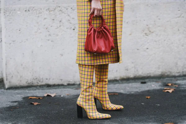 Paris France March 2019 Street Style Outfit Tiffany Hsu Fashion — 图库照片