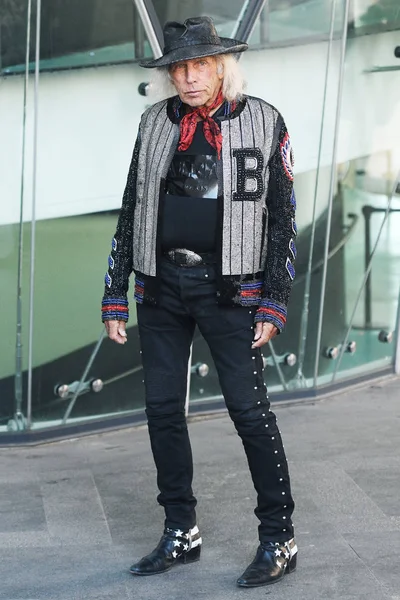 Milão Itália Fevereiro 2019 Street Style Empresário James Goldstein Após — Fotografia de Stock