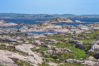 Lindesnes kıyı şeridi lighthouse yakınındaki