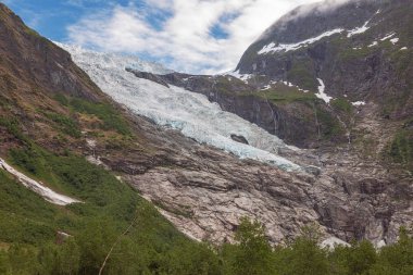 Boyabreen, Jostedalsbreen bir yan dalı ararken
