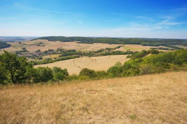 Sion-Vaudemont hill, Lorraine en iyi görünümü noktasında zirvesine üzerinden görüntülemek