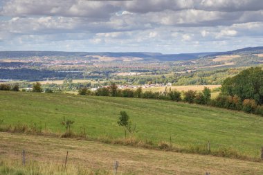 Pont-a-Mousson Mousson kaleden görülen alanı