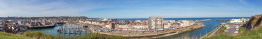 Editör: Dieppe, Seine-Maritime, Fransa, 17 Eylül 2018 - Denizden Dieppe limanına kadar