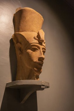 Yayın: Luksor, Mısır, 16 Ekim, 2018-Amenhotep IV başkanı da theluxor müze Echnaton çağırdı
