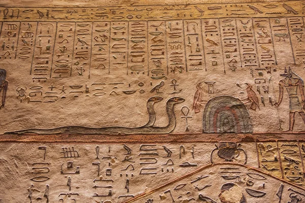 Schilderij Met Apophis Anubis Buurt Van Luxor — Stockfoto