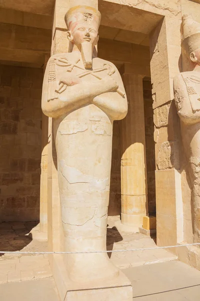 Hatshepsut Como Faraón Osiris Celebración Templo Hatshepsut Las Proximidades Luxor —  Fotos de Stock