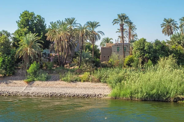 Habitation Close Shores Nile Vicinity Luxor — Stock Photo, Image