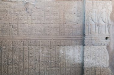 Kom Ombo Tapınağı'nda Mısır Takvimi Hiyeroglifleri