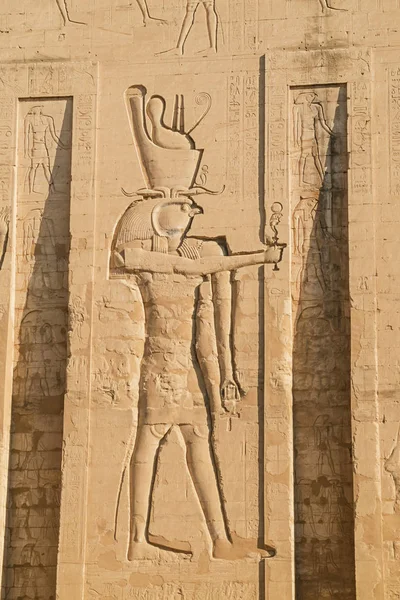 Edfu Horus Bas Rölyef — Stok fotoğraf