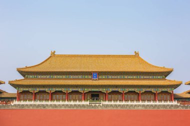 Tiananmen Meydanı'ndan gelen Yasak Şehir'in güney giriş kapısı