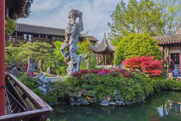 Editorial Suzhou Jiangsu China Abril 2019 Vista Gruta Jardim Liu — Fotografia de Stock