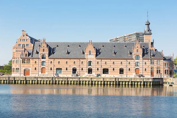 Storica Piscina Restaurata Mechelen Vista Dal Winketkaai — Foto Stock