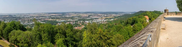 Editoriale Coburg Bavaria Germania Agosto 2020 Affacciato Coburgo Dintorni Visto — Foto Stock