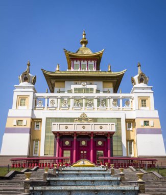 Budist tapınağı, Elista, Rusya Federasyonu.