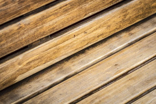 Teil einer Holzbank — Stockfoto