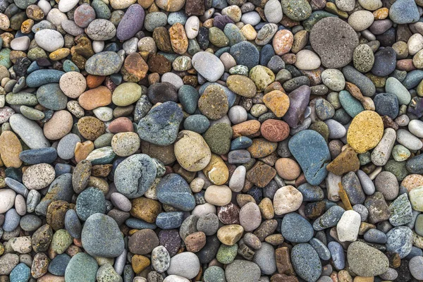 Sahil renkli taşlar — Stok fotoğraf