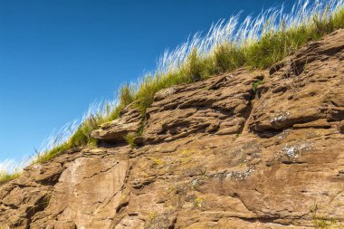 Turuncu taş yakın çekim