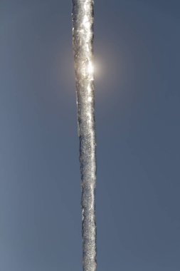 Icicle güneş ışığı