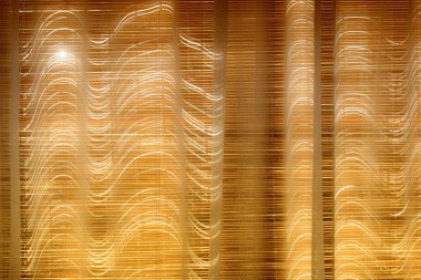 Kapalı bambu jaluzi