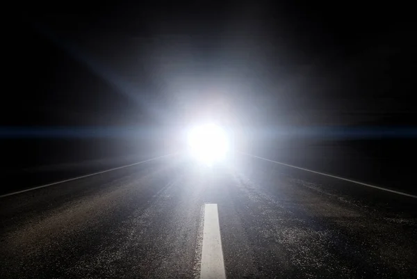 Road at night — Stock Photo, Image