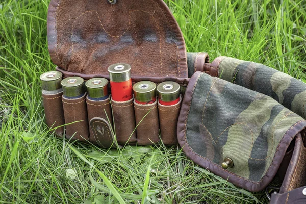 Bandolier with cartridges — Stock Photo, Image